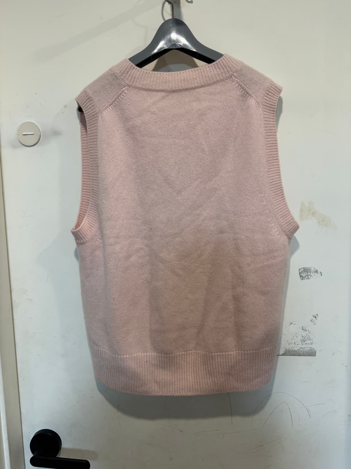 아떼바네사브루노 연핑크 캐시미어 베스트 상품이미지2