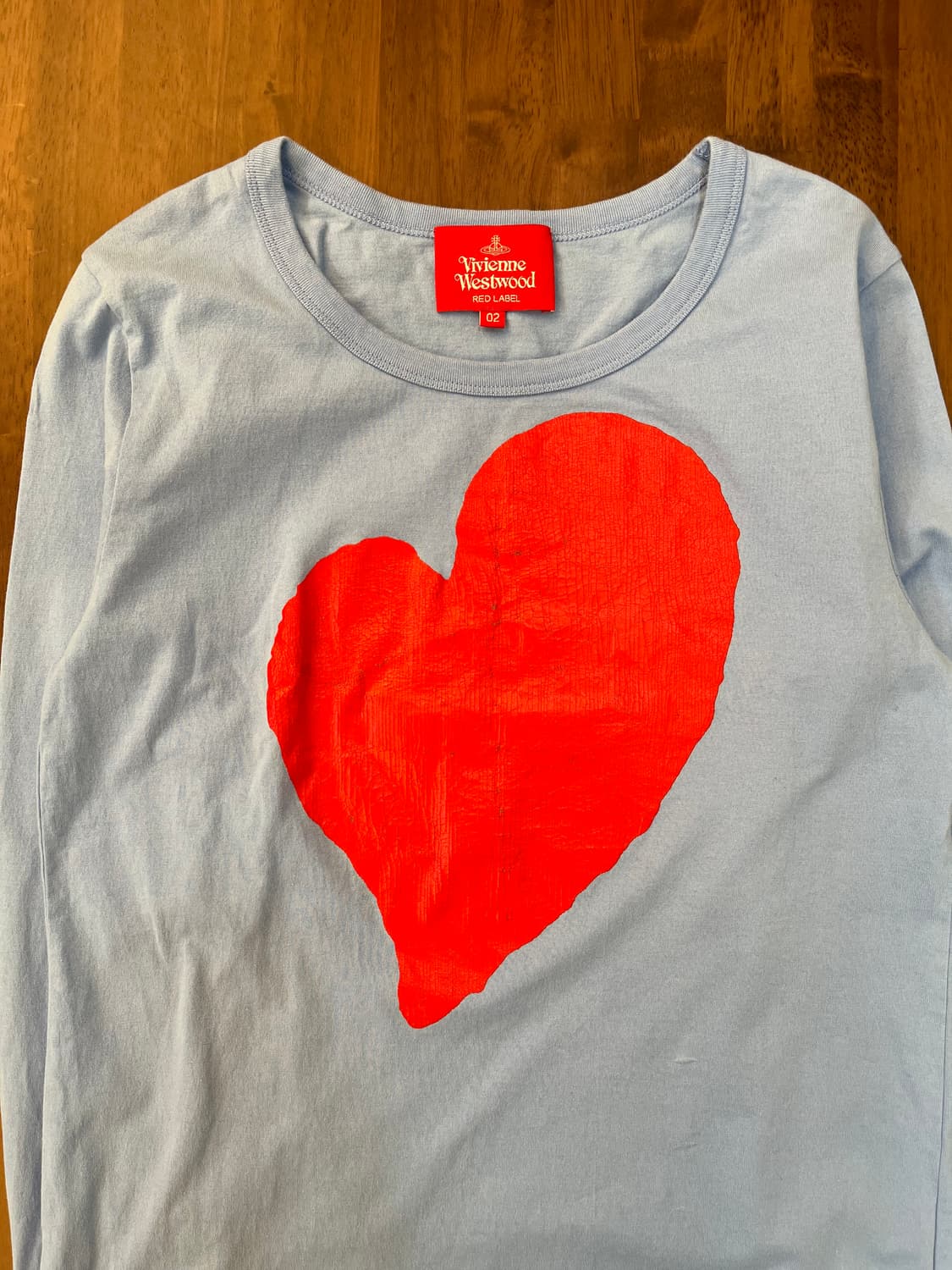 비비안 웨스트우드 하트 롱슬리브 티셔츠 상품이미지3