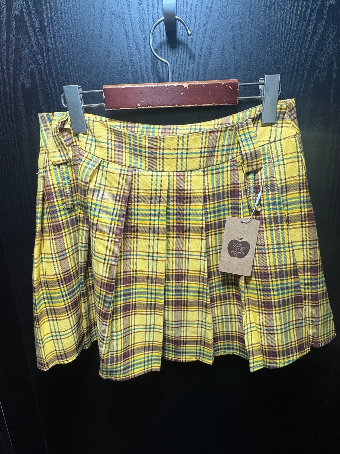 vintage skirt 체크 스커트 상품이미지1