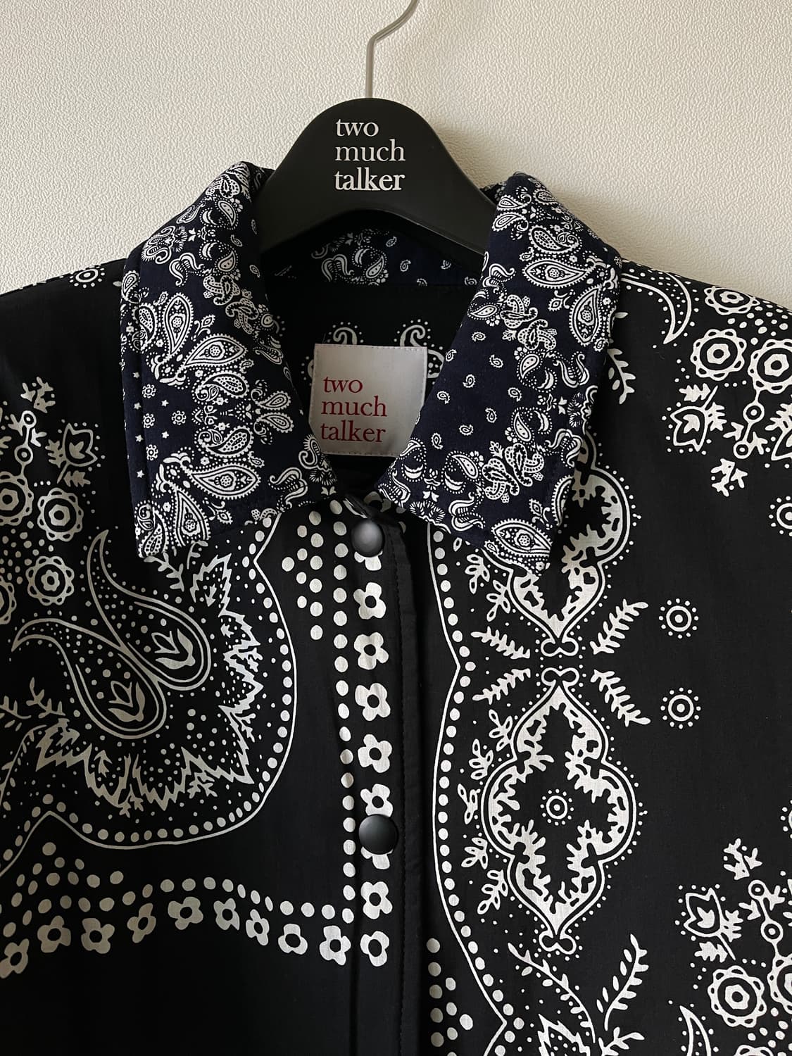 김나영  two much talker 투머치토커 페이즐리 패딩 점퍼 상품이미지7