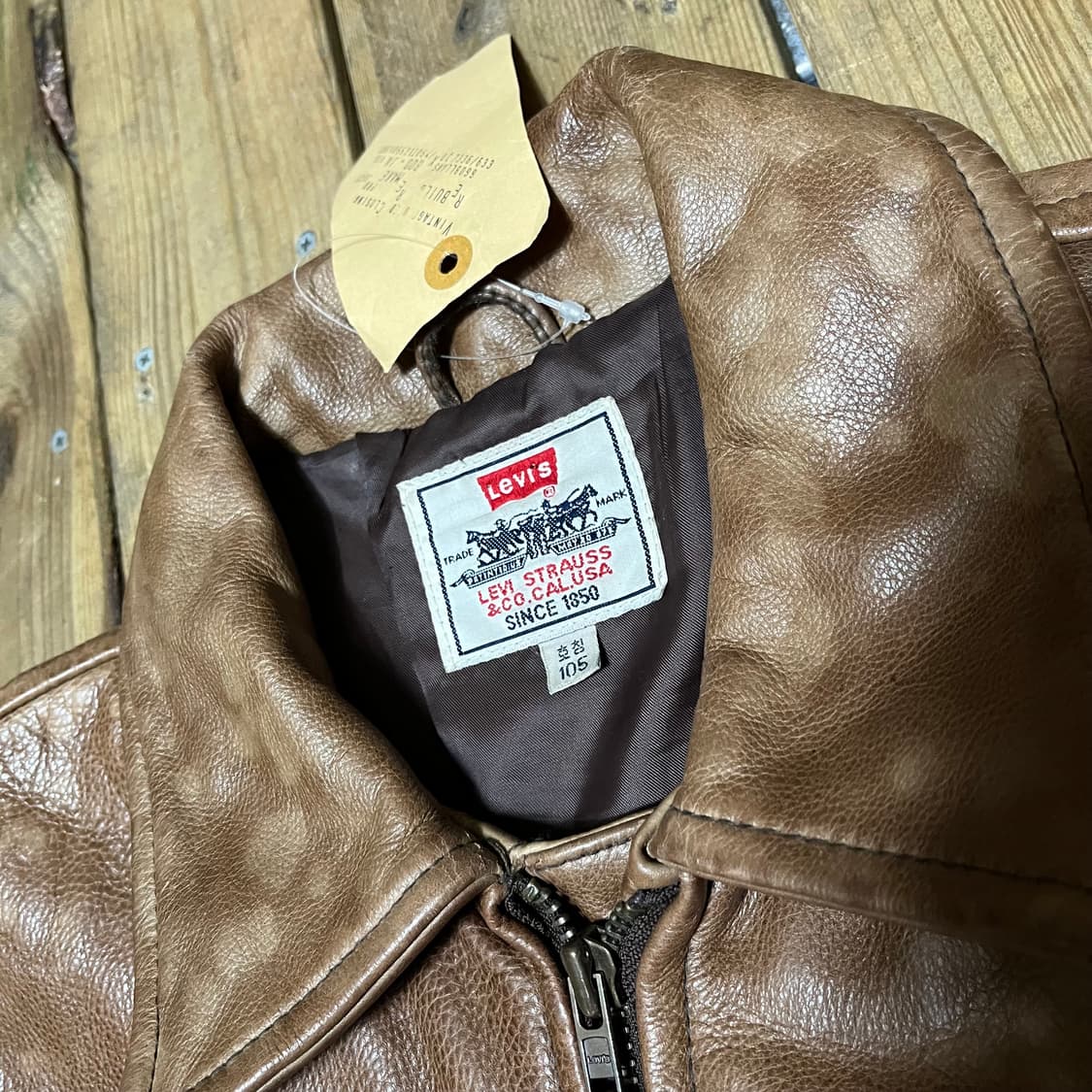 리바이스 소가죽 빈티지 자켓  상품이미지3