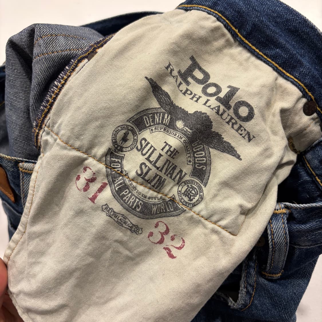 [31x32] 폴로 랄프로렌 데미지 워싱 데님 팬츠 C502 상품이미지8