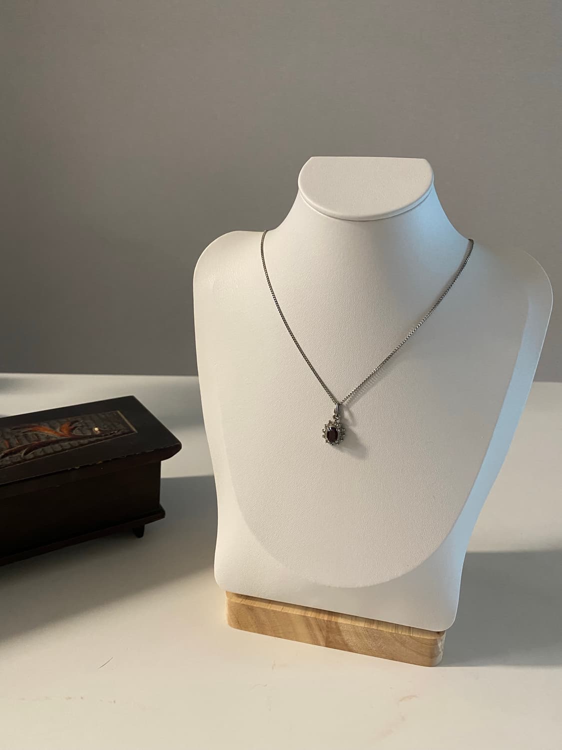 빈티지 가넷 탄생석 목걸이 상품이미지4