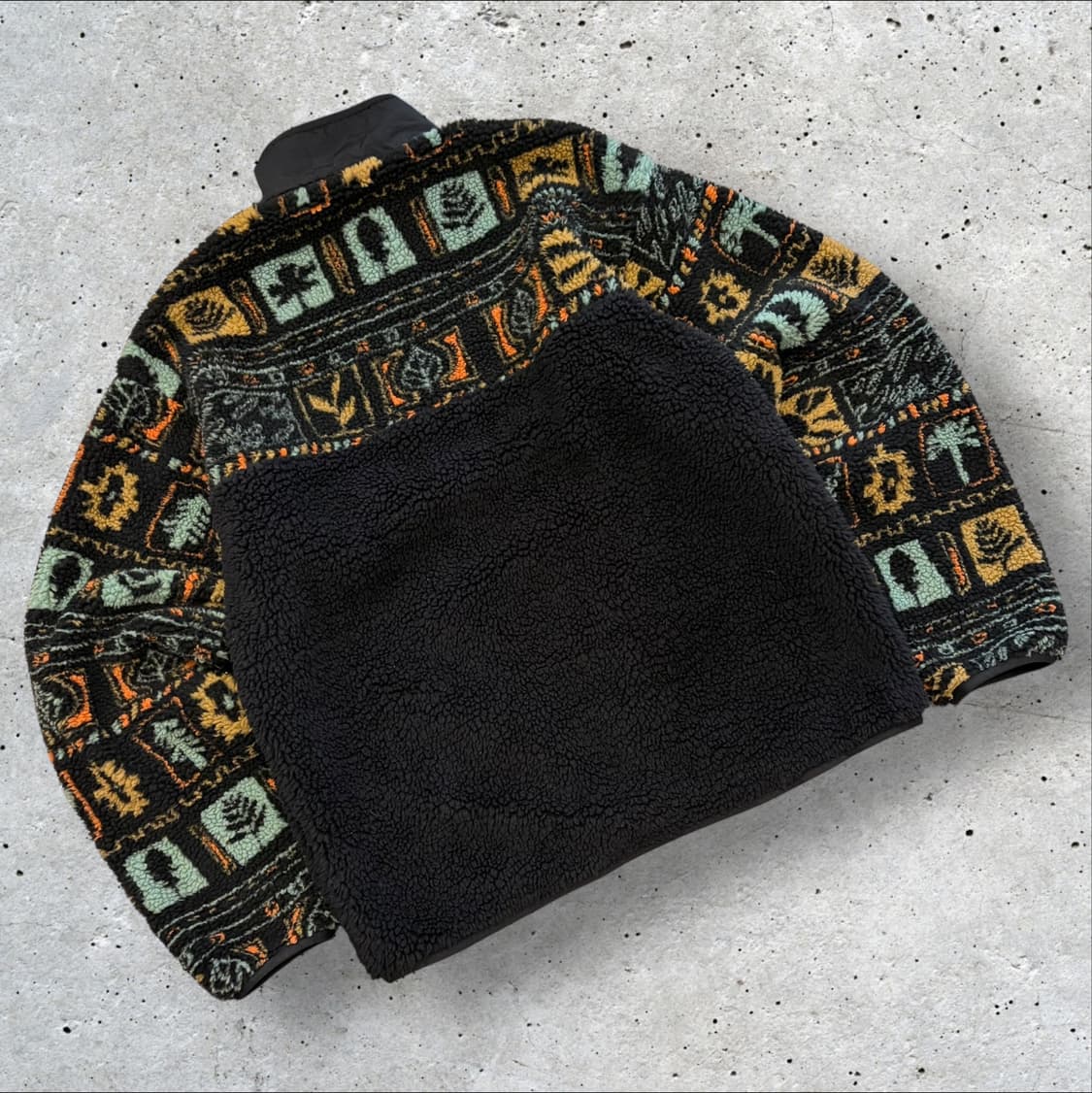 [L] 파르티멘토 에스닉 패턴 뽀글이 플리스 자켓 C722 상품이미지2