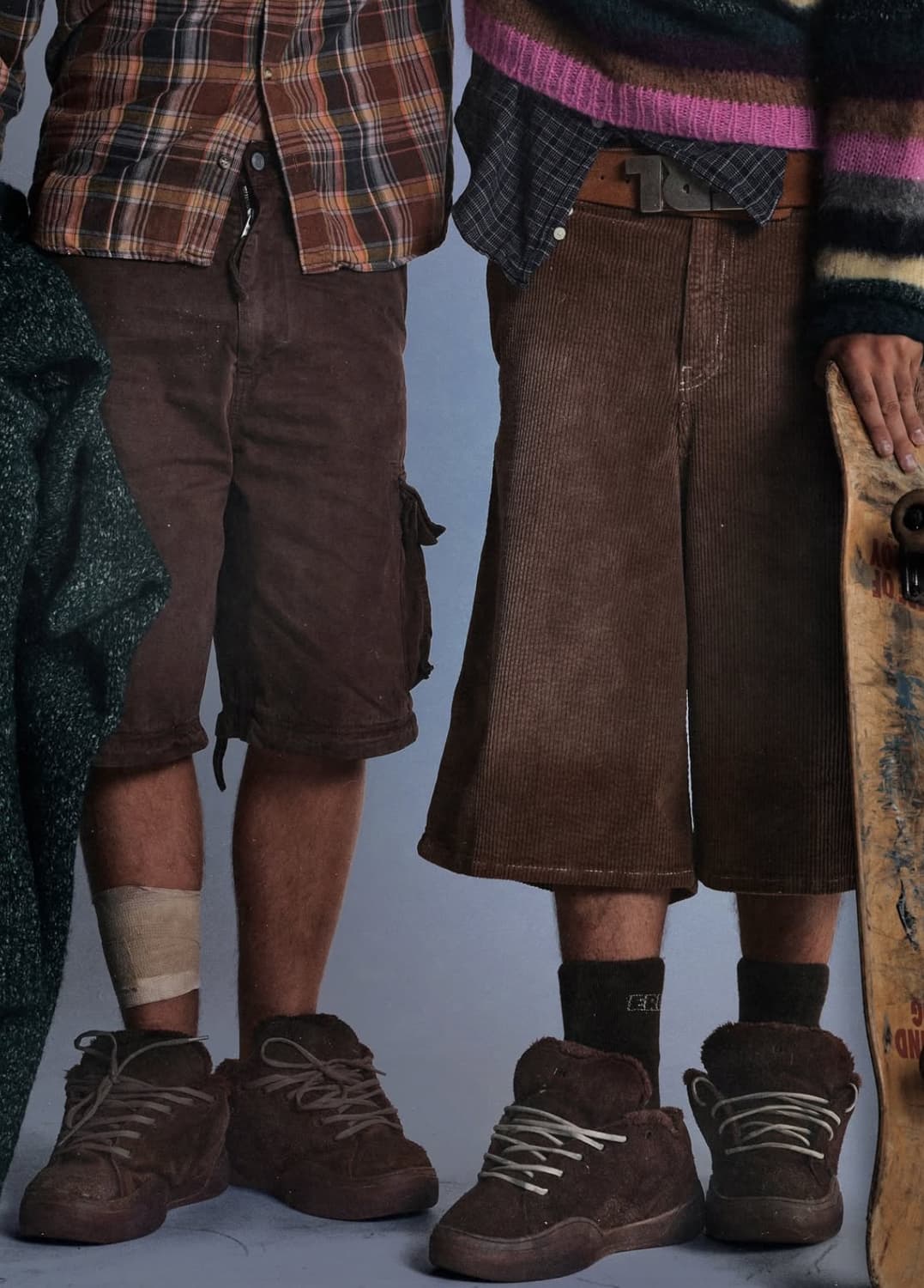 [S,M,L]이알엘 ERL 25fw ZIP-OFF 카고 팬츠/브라운 상품이미지3