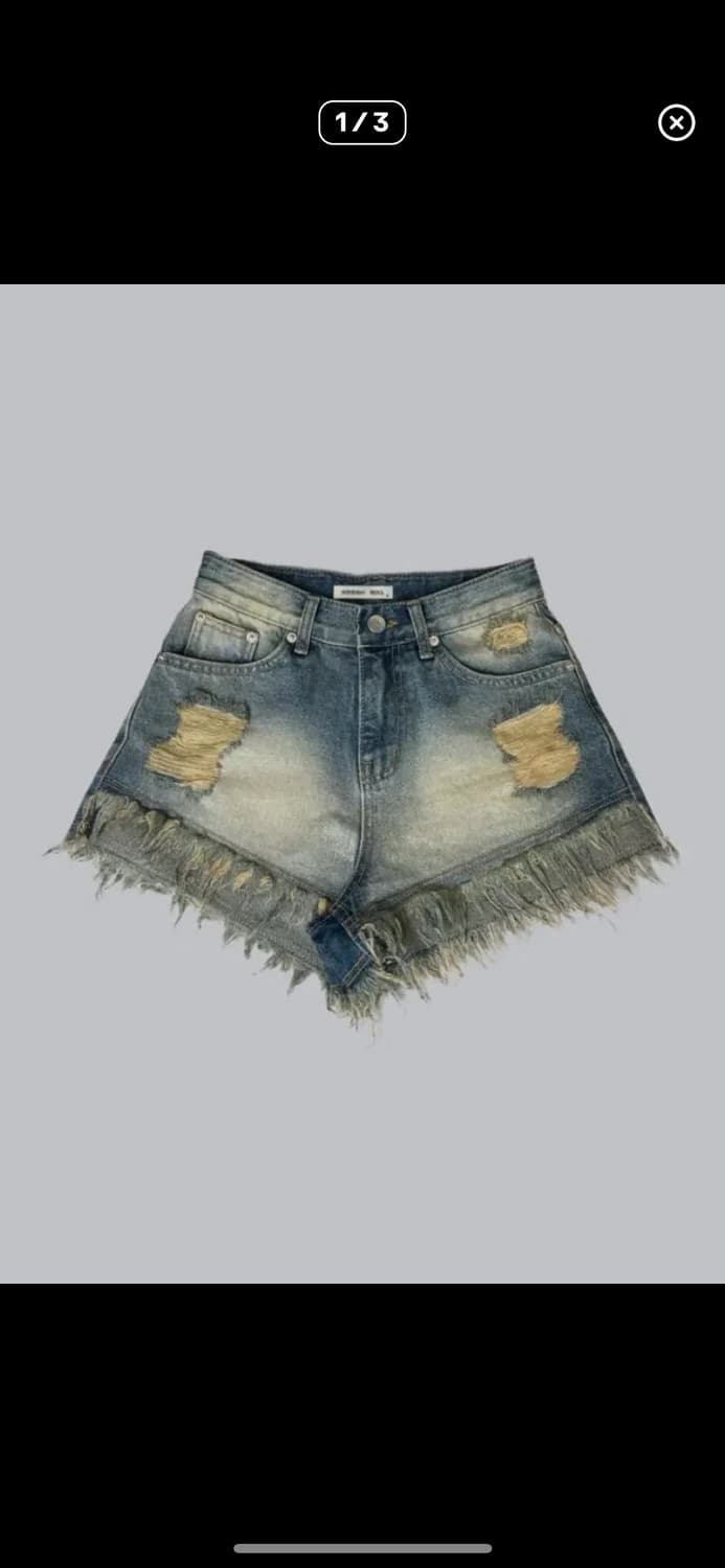 보헤미안서울 보헴서 워싱 쇼츠 M 상품이미지2