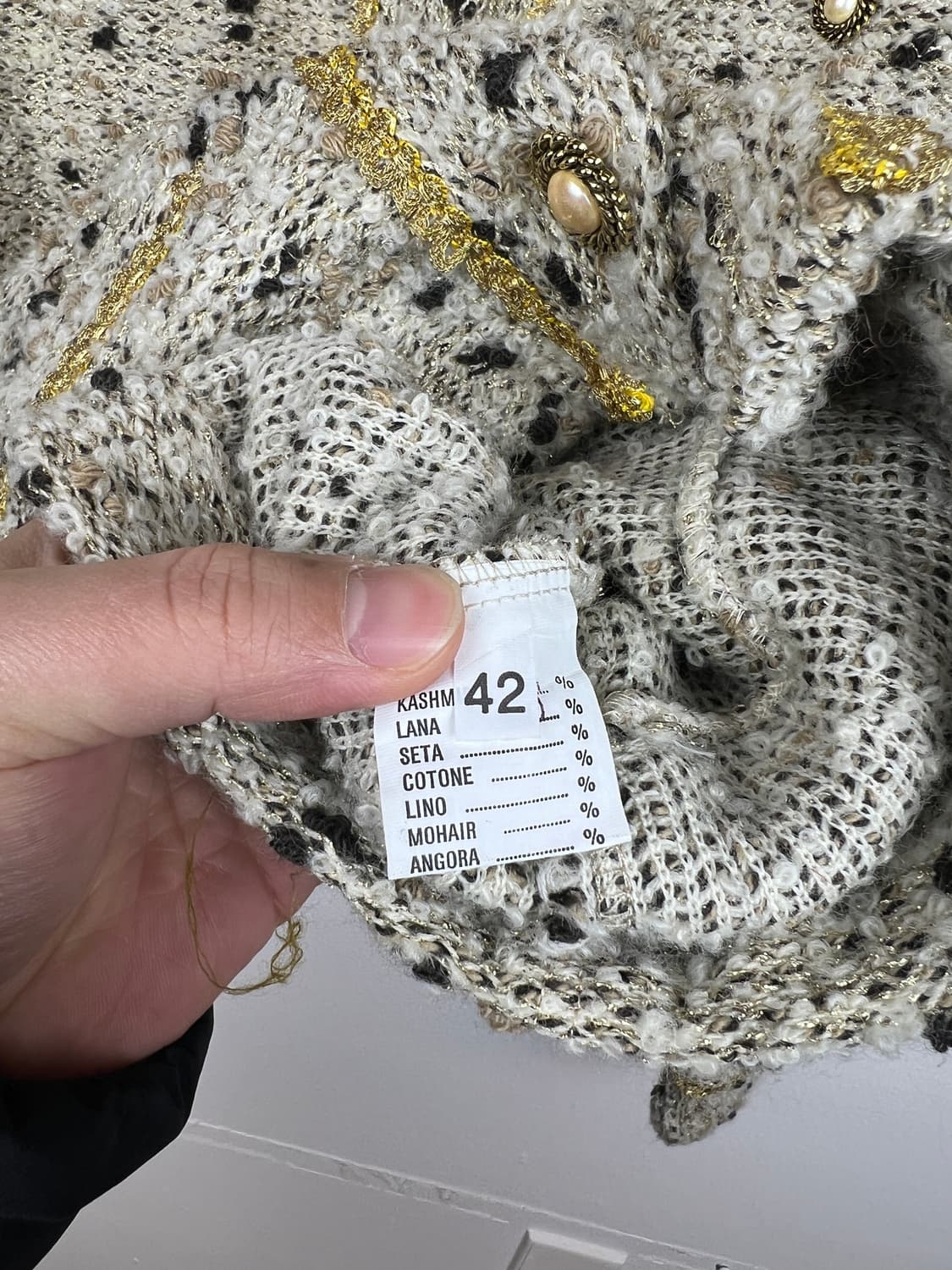 VITTORIA TRICOT 이태리 트위드 자켓 SIZE 42 상품이미지4