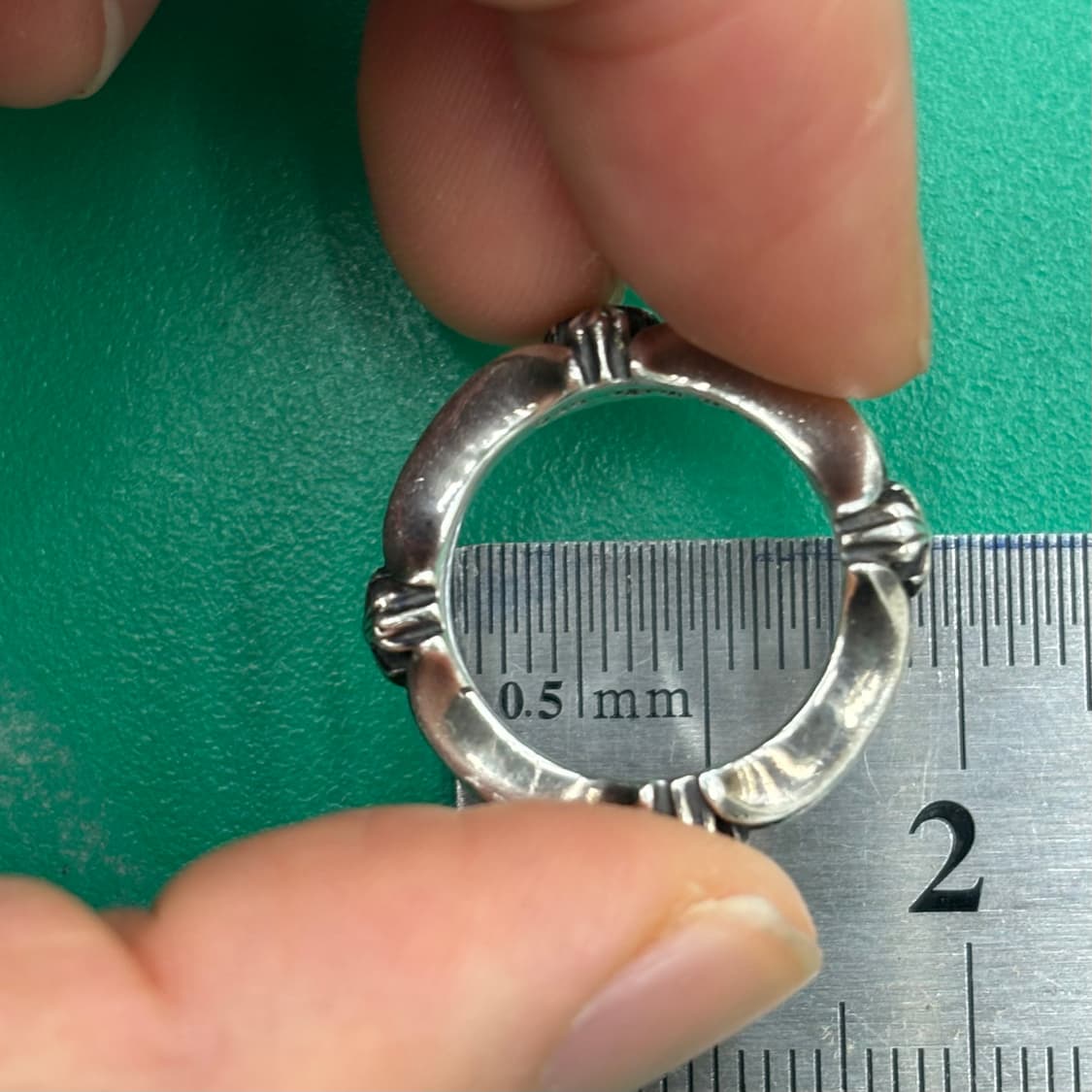 크롬하츠 플러스앤본링 us3.5(국내 6-7호) 상품이미지6