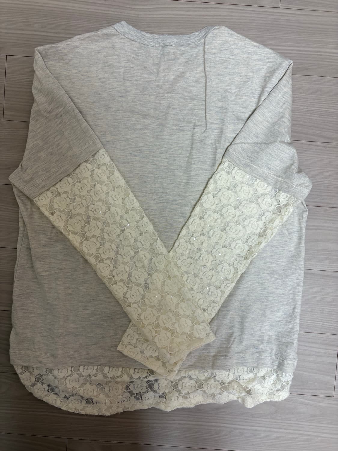 [새상품] 김미더영 G_HEM KNIT T_SHIRT / OATMEAL 상품이미지7