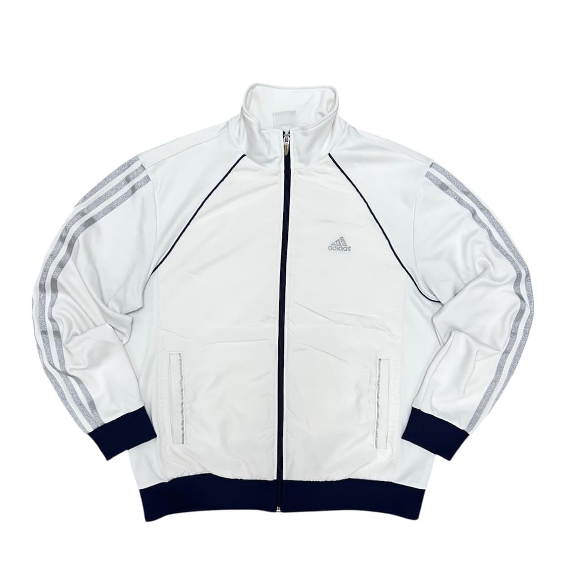 아디다스 화이트 실버 트랙탑 져지(100) 상품이미지1