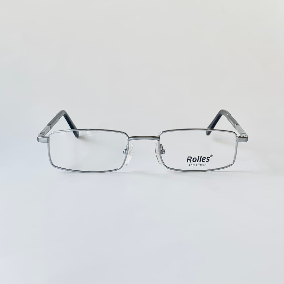 766 데드스탁 슬림 사각 실버 메탈 프레임 빈티지안경 상품이미지1