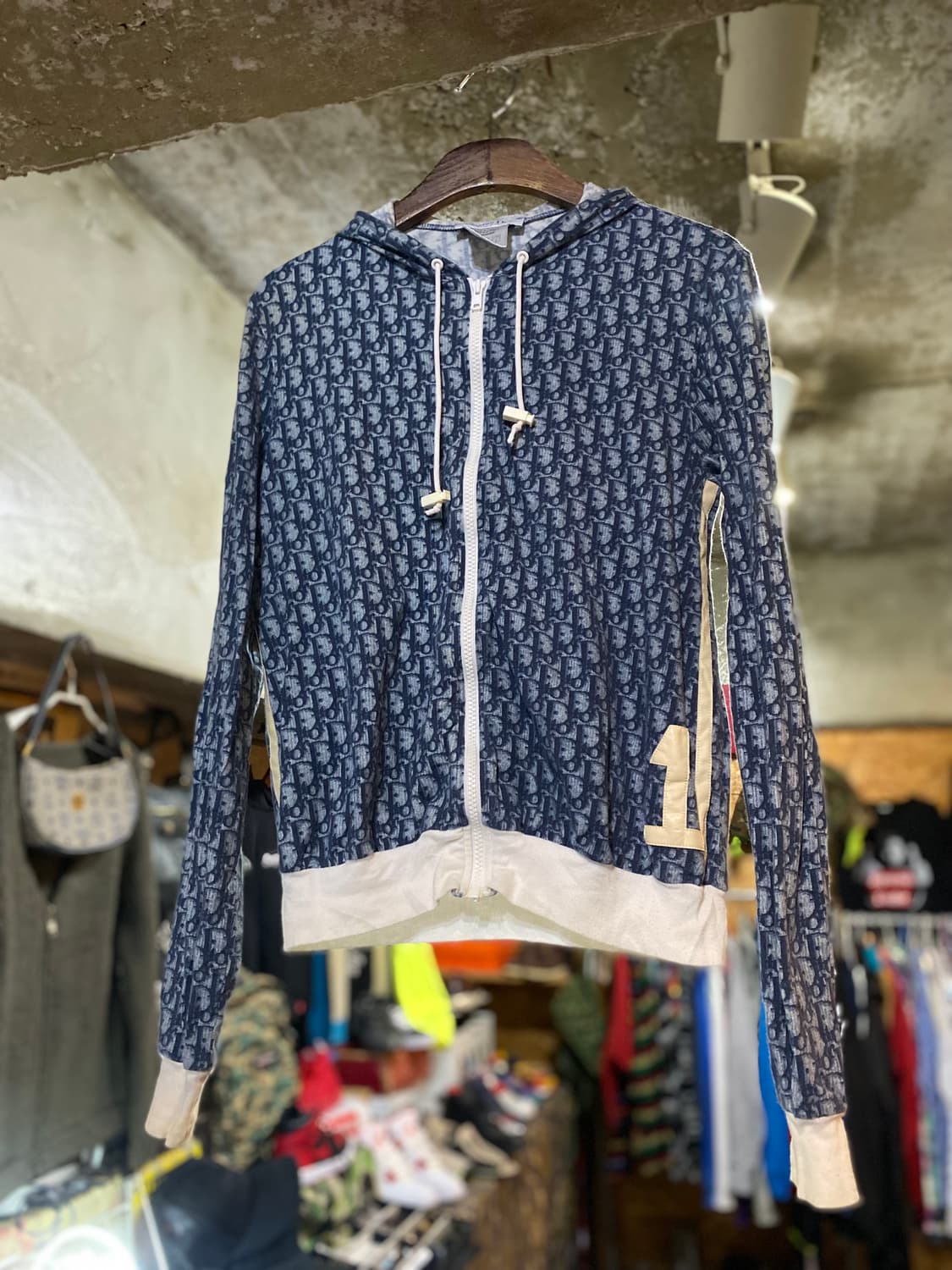 90s Christian Dior 디올 오블리크 집업 상품이미지2