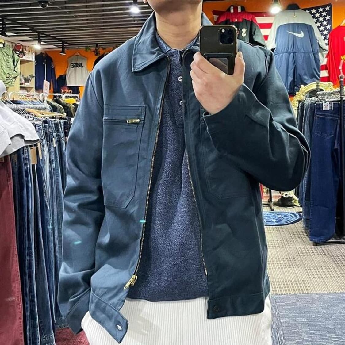 빈티지 프렌치 워크 자켓 (M)  상품이미지1