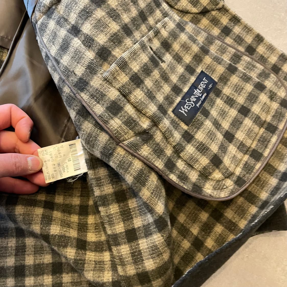 입생로랑 울 코트 상품이미지4