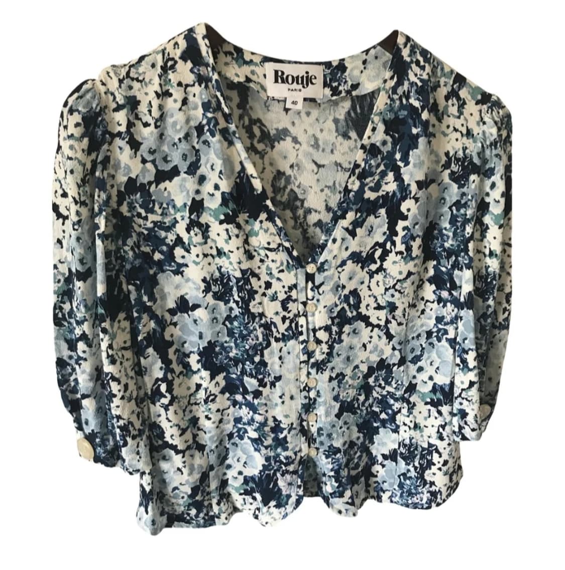 Rouje 루즈 후즈 블라우스 40 판매합니다. 상품이미지3