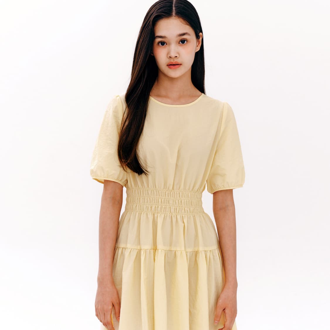 마리끌레르(marie claire) 바스락 퍼프 프릴 원피스 55 상품이미지2