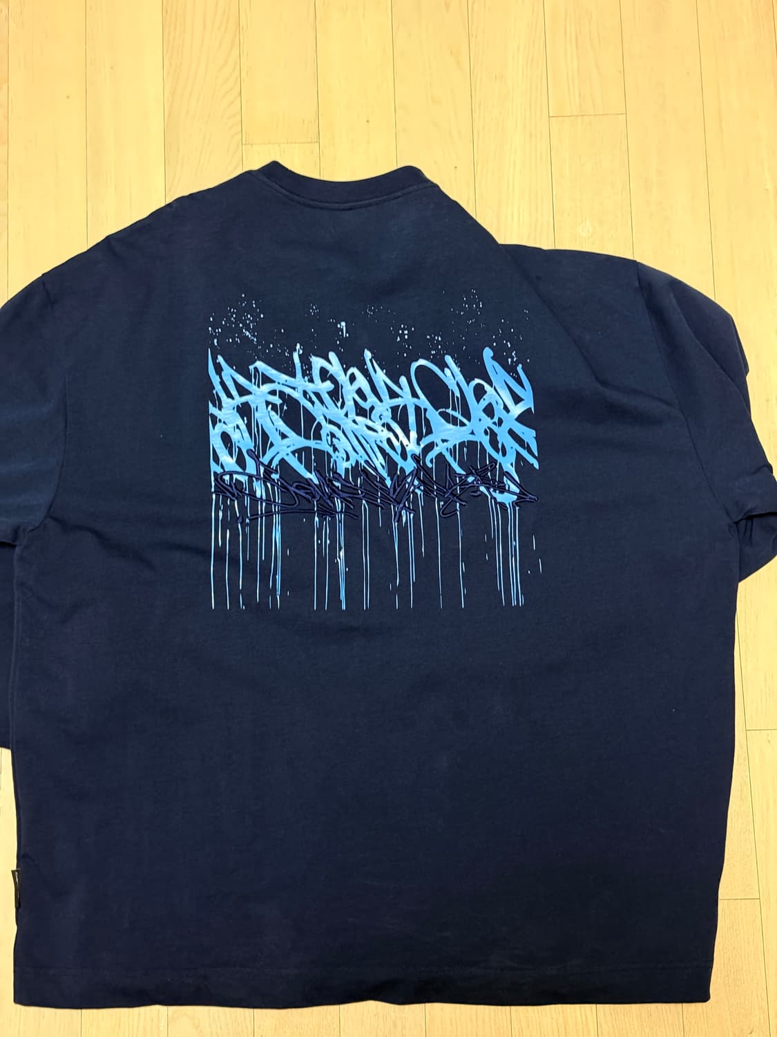 커스텀멜로우 /  Navy Graphic T-shirt / XL 상품이미지6