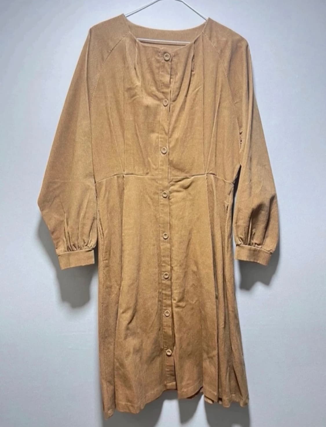 레트로문 코듀로이 벨티드 원피스 상품이미지2