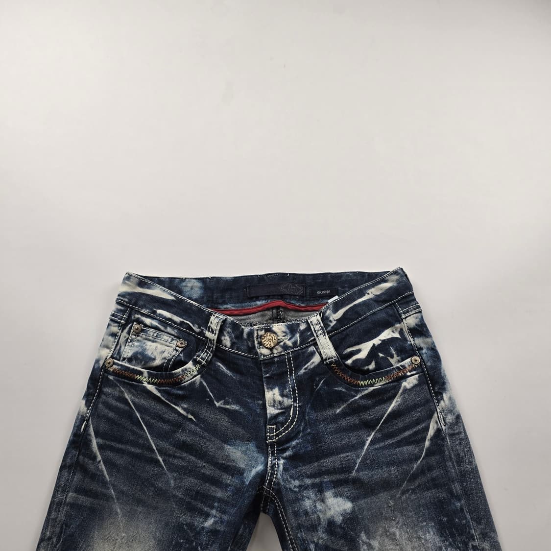 에비수 EVISU 돌청워싱 스판 슬림 사이즈26 R6484 상품이미지2