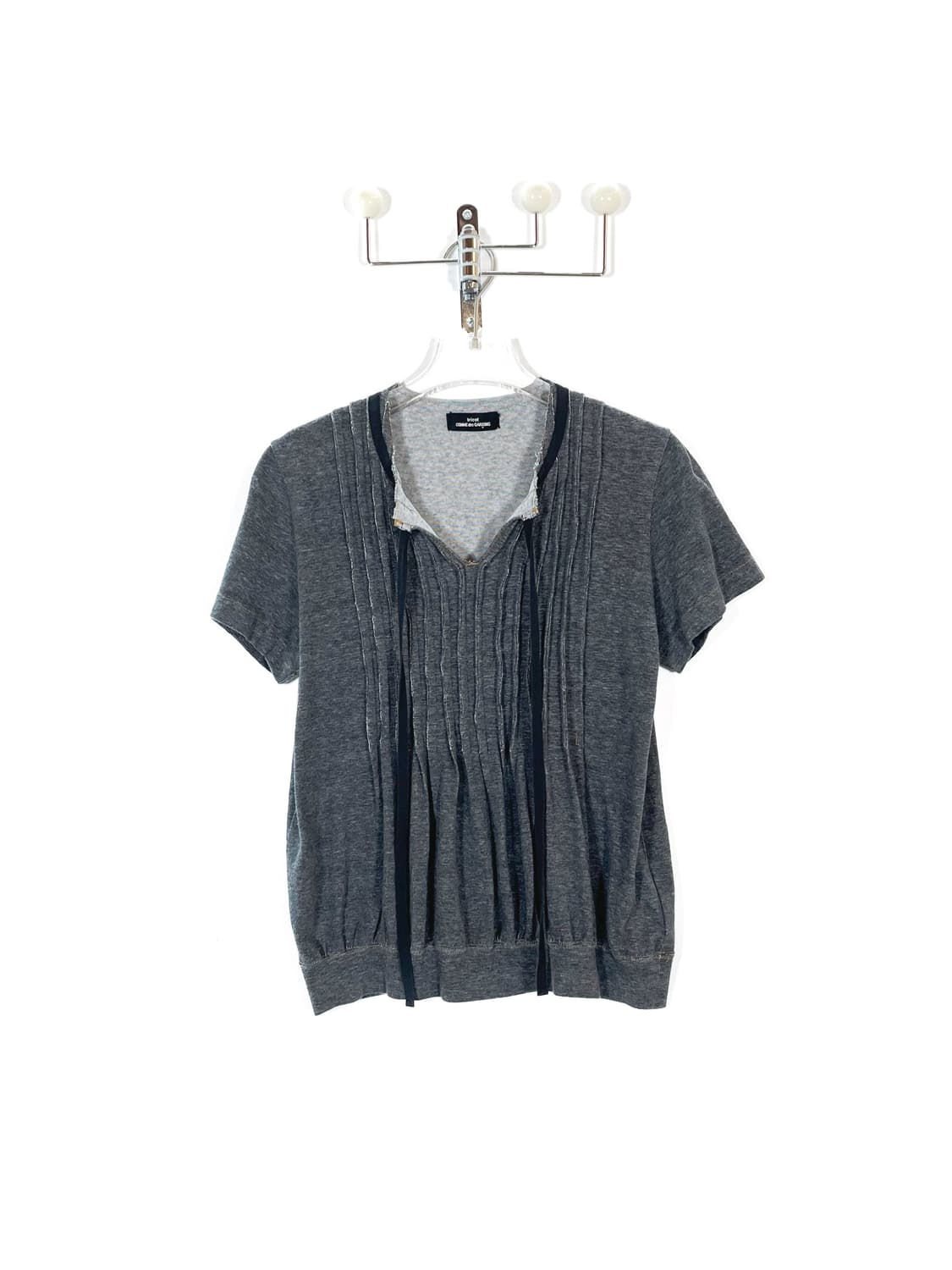 꼼데가르송 트리콧 리본 반팔티셔츠 상품이미지3