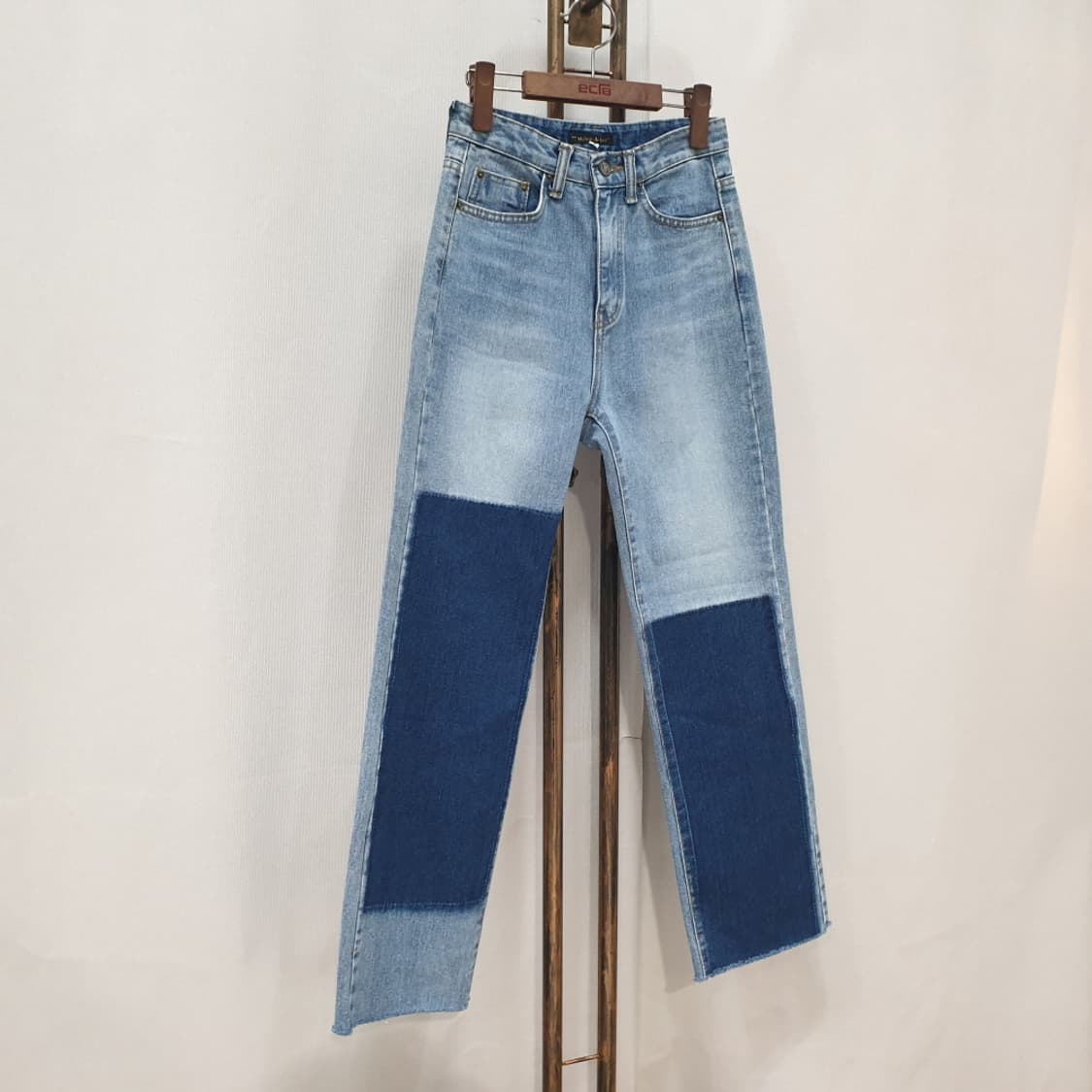 메종드이네스 컬러블록 청바지 S(24) 상품이미지3