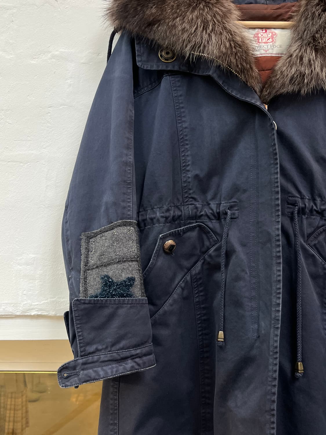 Project Foce 이태리 마모트 퍼 후드 트리밍 자켓 42 상품이미지3