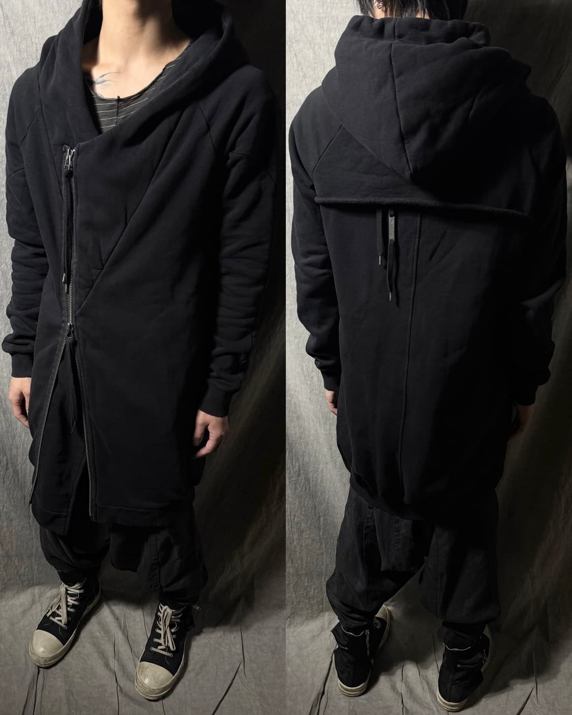 Army of Me  Asymmetric Long Hooded Zip 상품이미지1