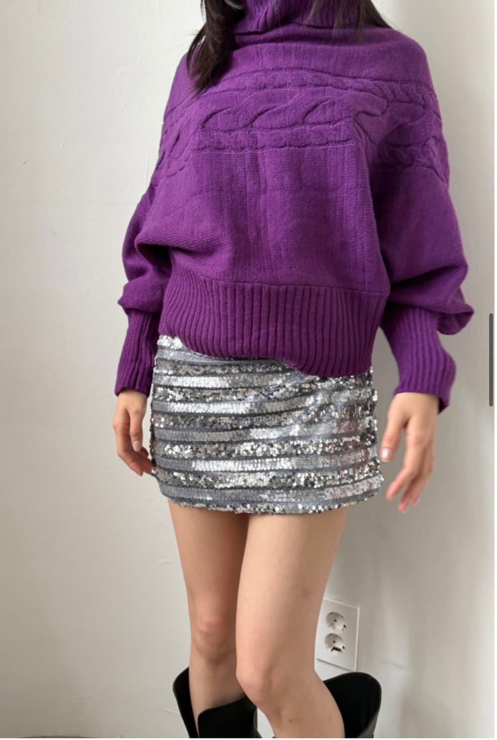 [팁씨] plum twist turtle top  상품이미지3