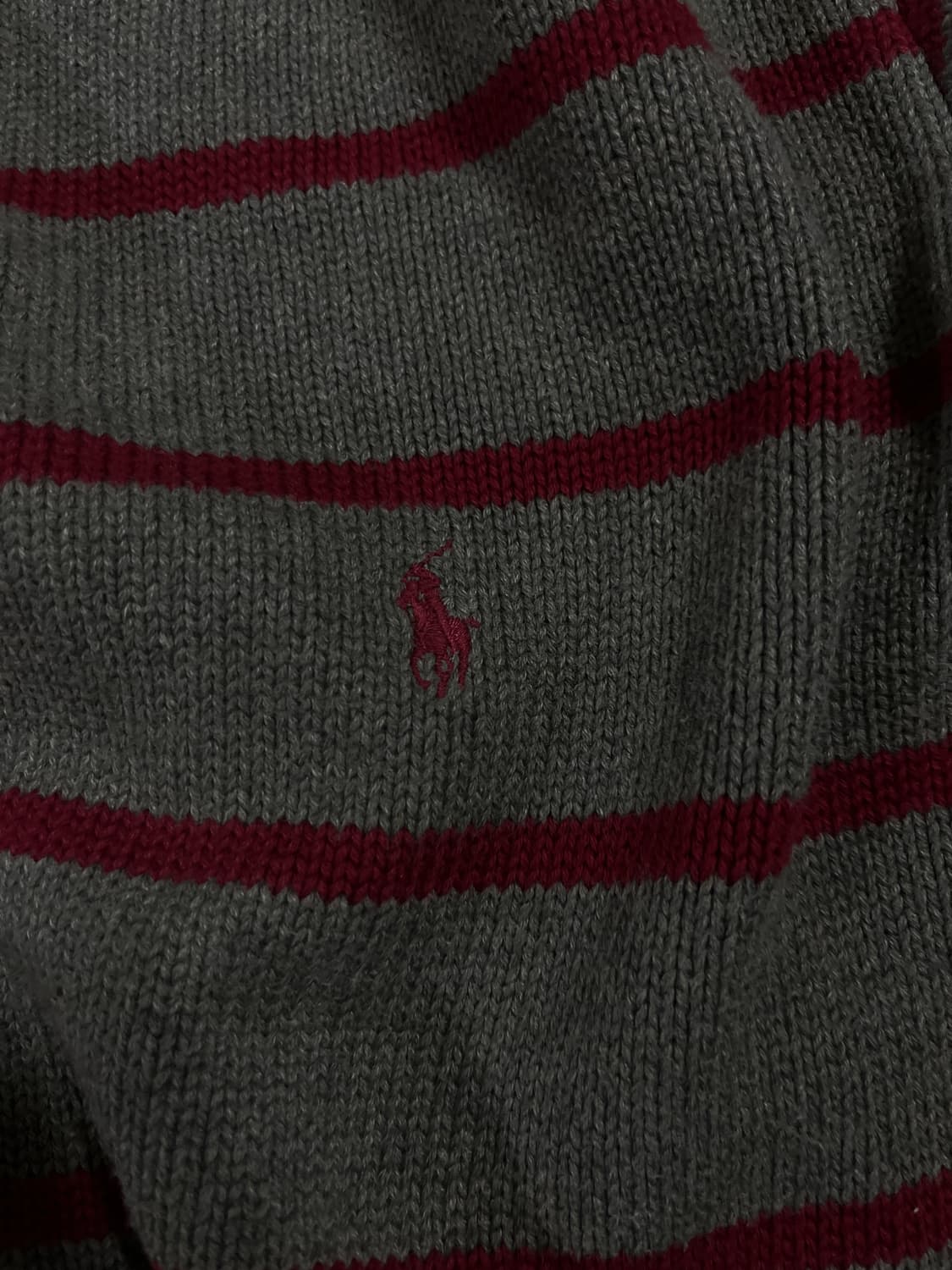 폴로 스트라이프 빈티지 니트 상품이미지2