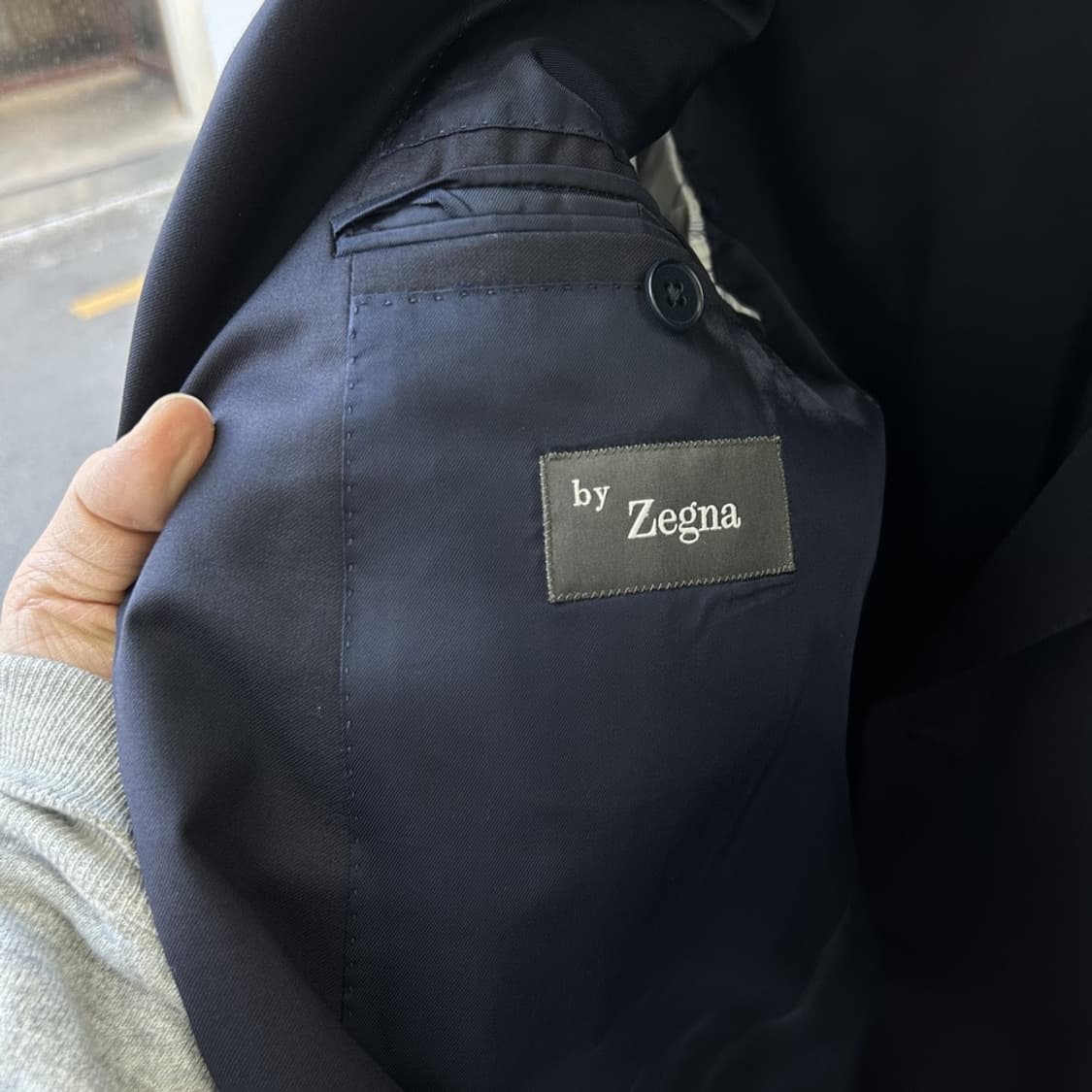 16016 - 제냐 투피스 수트 셋업 (54R) (라나 울 100%) 상품이미지3