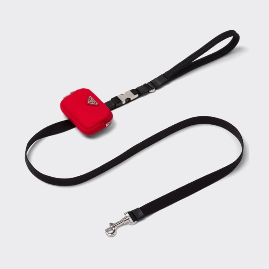 새상품 프라다 강아지 리드줄 목줄 배변 봉투 파우치 목줄 상품이미지2