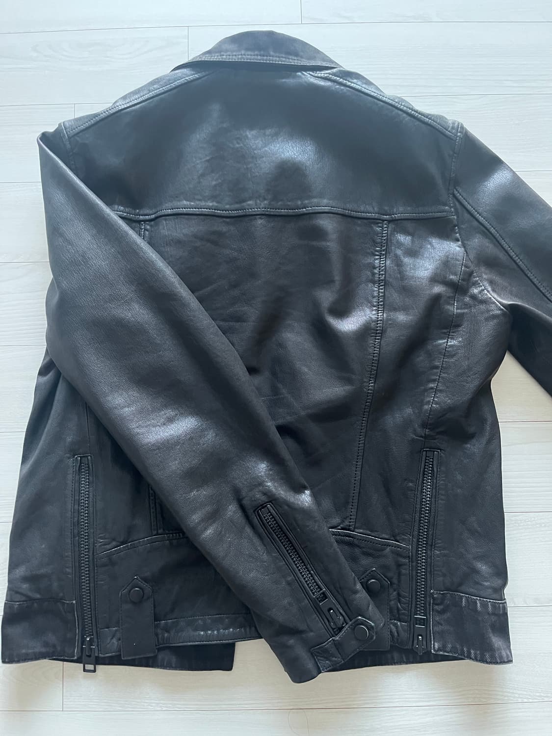 올세인츠 All saints 데님레더 자켓 s 상품이미지2