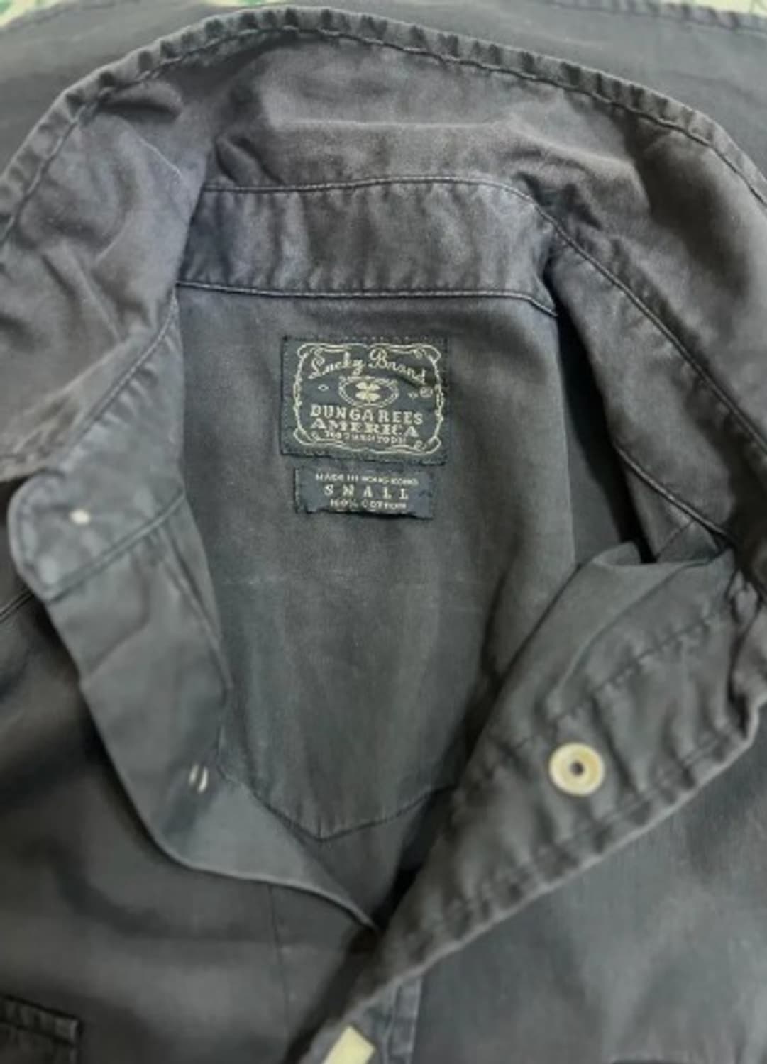 럭키브랜드 남성 코튼반팔셔츠 S 상품이미지4