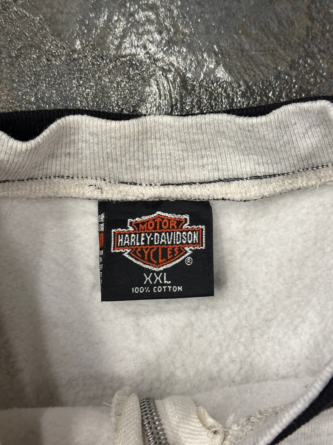 90s 할리데이비슨 made in USA 롱슬리브 집업 XXL 상품이미지5
