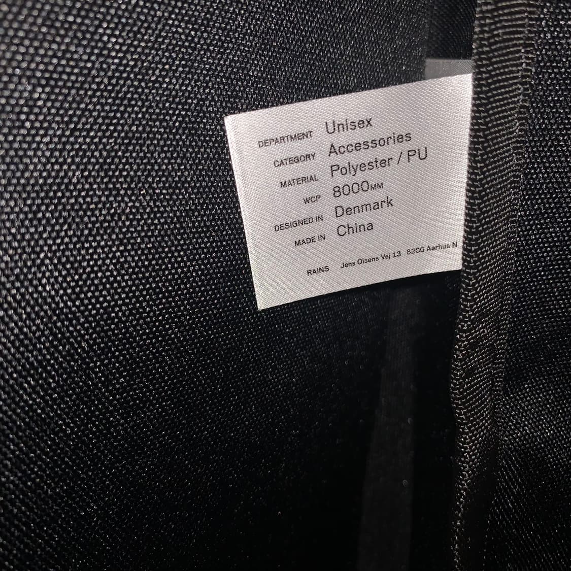레인스 Rains MSN 백팩(블랙) 방수백팩 직장인백팩 가방 상품이미지8