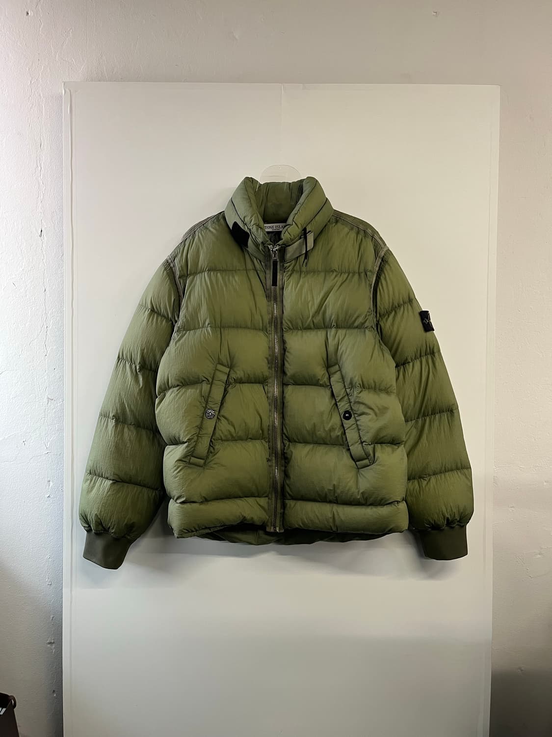 00s 스톤아일랜드 가먼트 다이드 다운 자켓 상품이미지1