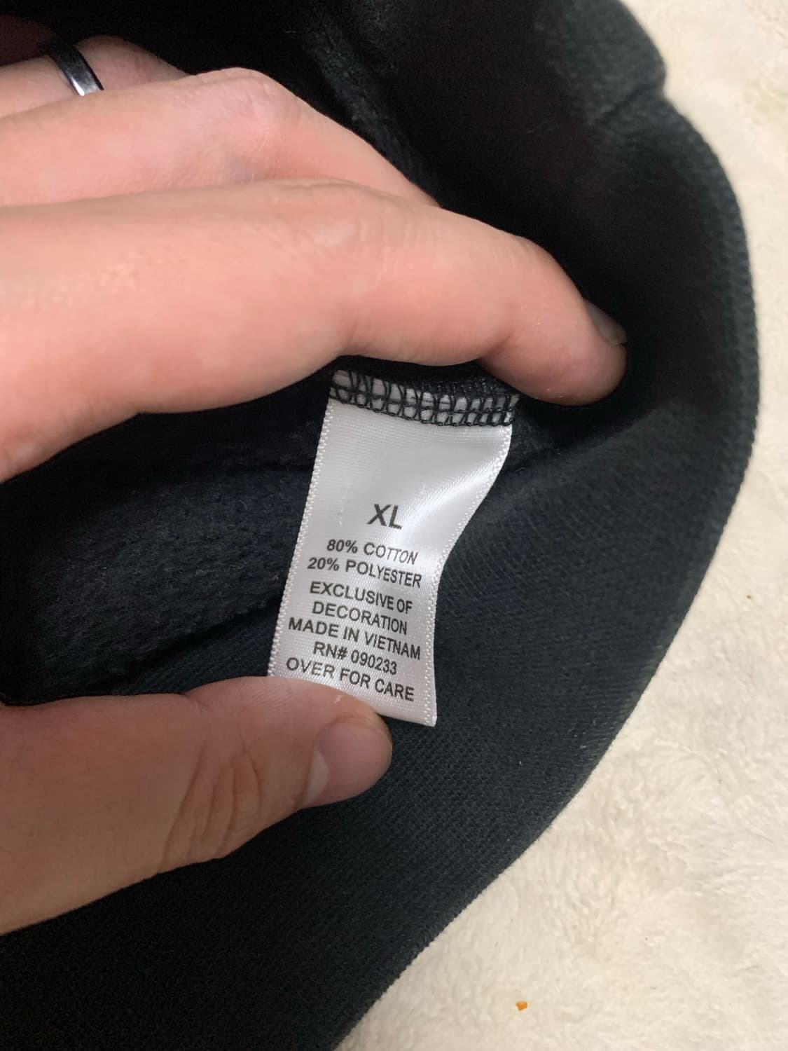 피어오브갓 에센셜 기모반집업 XL 상품이미지2