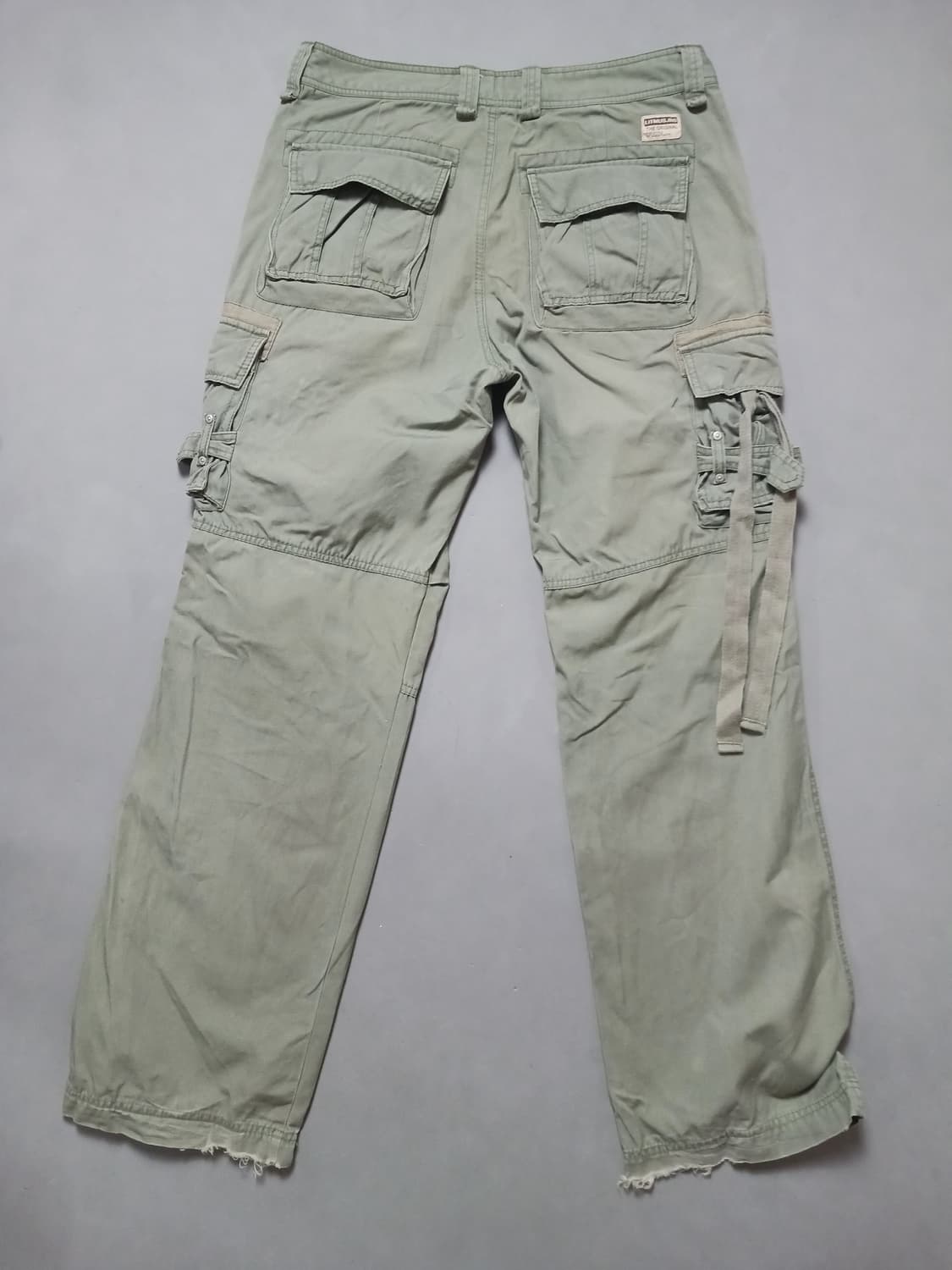 [32] 리트머스 진스 카고 팬츠 면바지 카키 상품이미지7