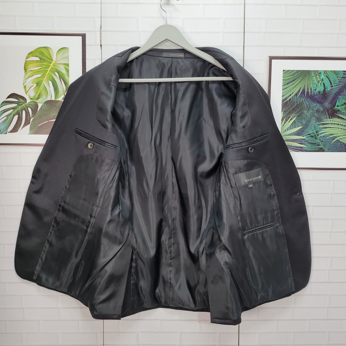 솔리드옴므 우영미 정장 자켓 모100% 100사이즈 상품이미지5