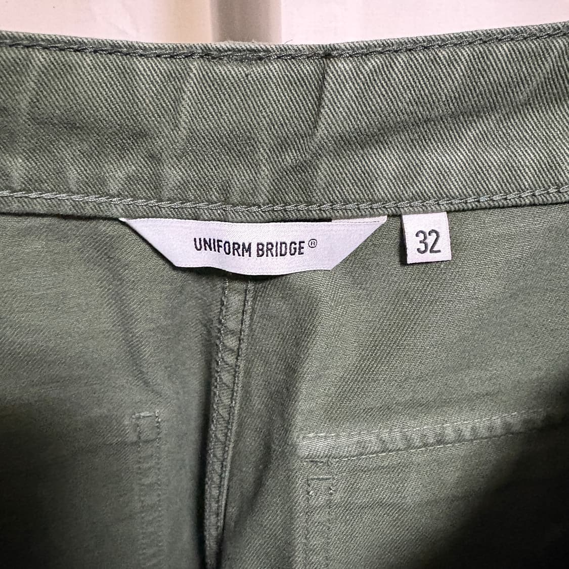 유니폼브릿지 코튼 퍼티그 팬츠 / 올리브, 32 상품이미지8