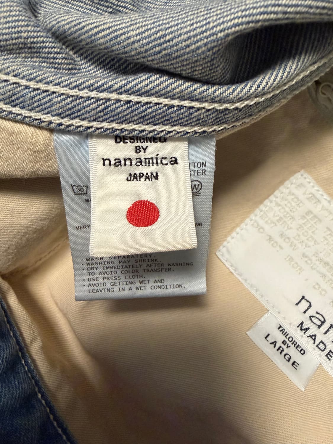 [L] 나나미카 숏 데님자켓 블리치 상품이미지3