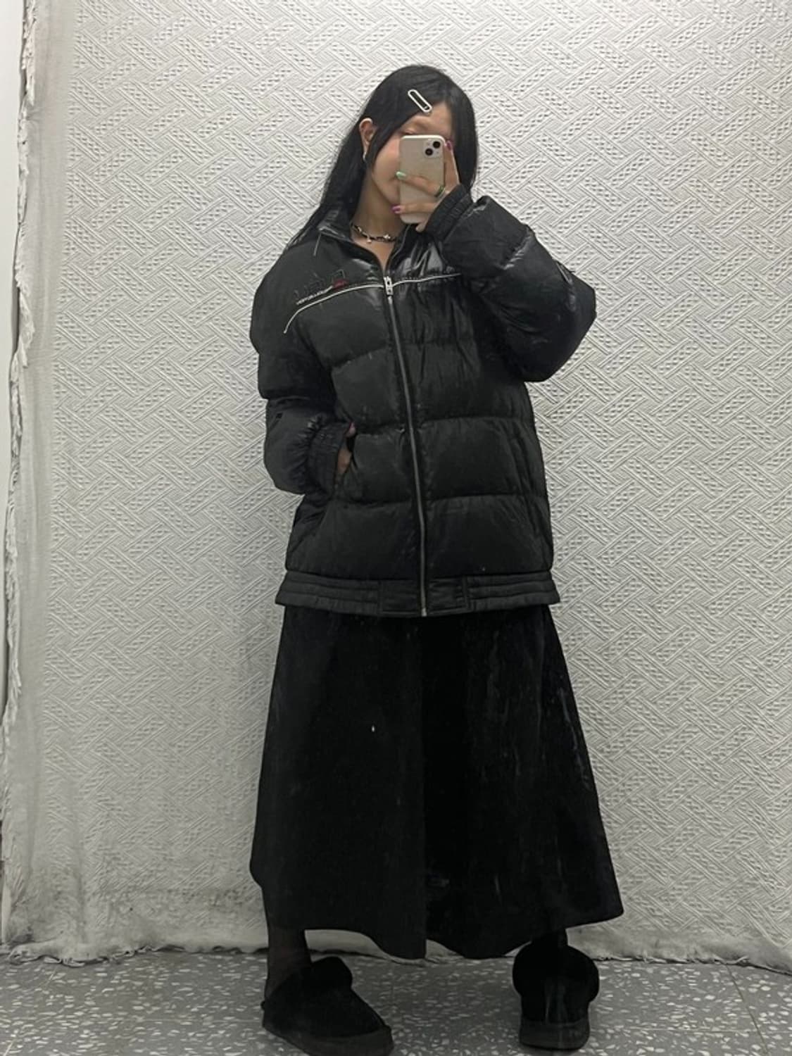 푸부 올드스쿨 빈티지 스트릿 오버핏 패딩 XXL C06719 상품이미지2