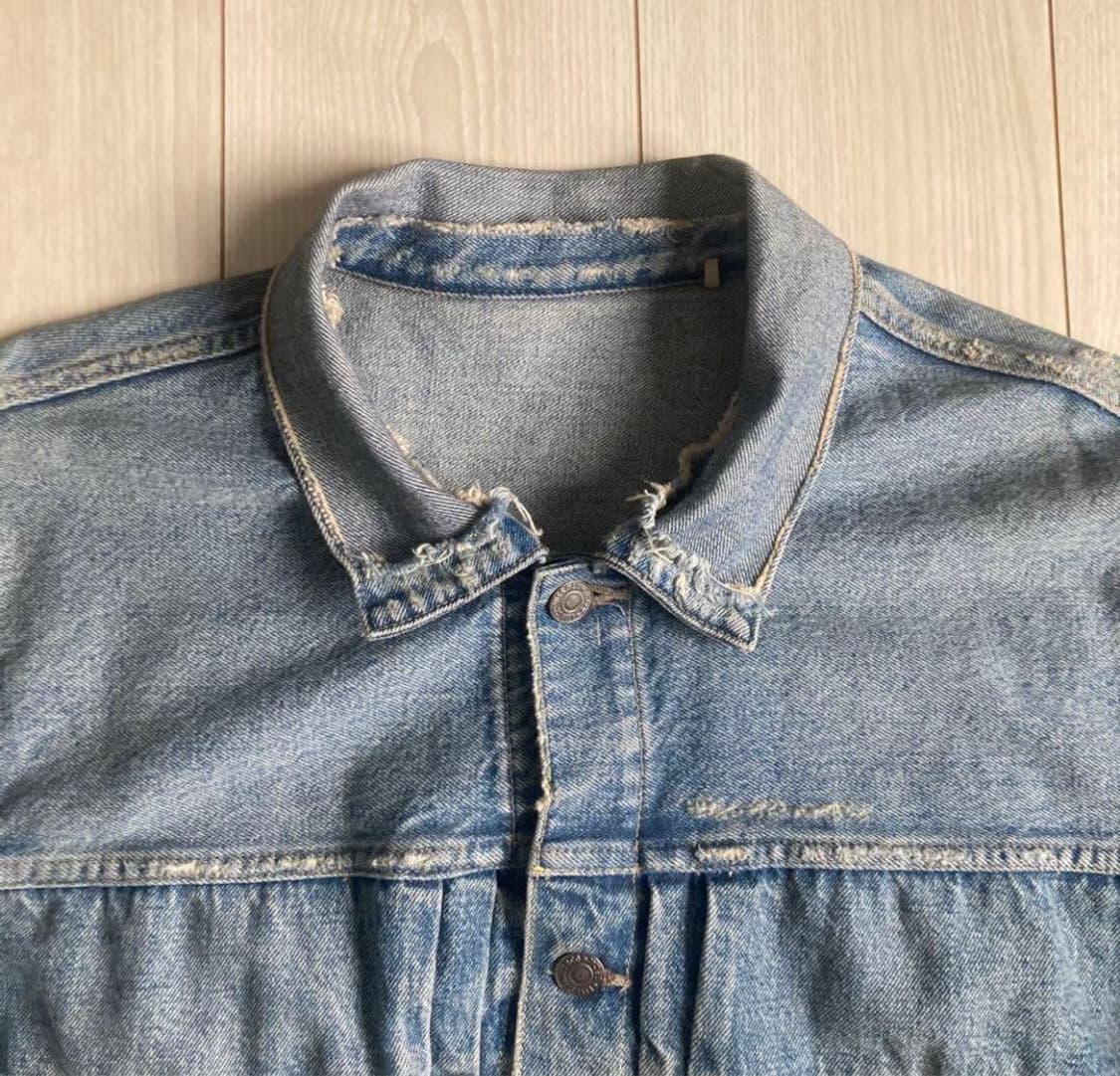 (40) lvc 워싱 데님 자켓 lot 517 상품이미지5