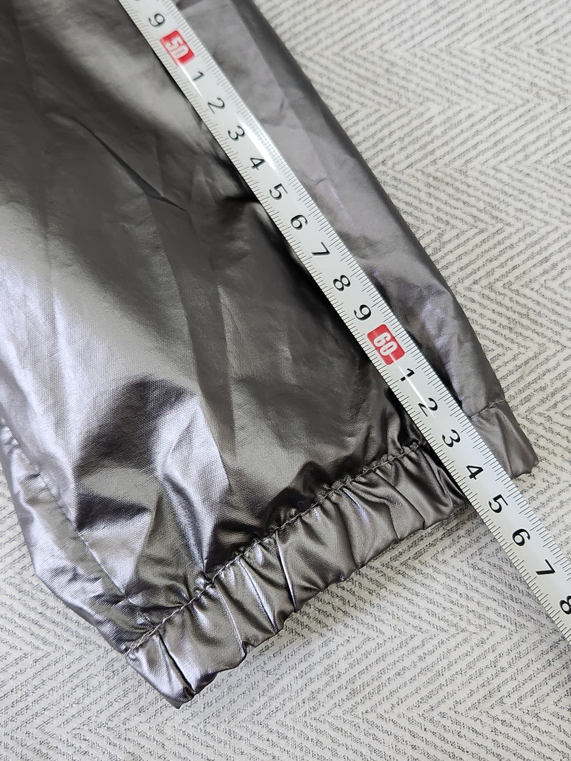 [100-105] 메탈릭 실버 후드 바람막이 남성 XL 상품이미지8