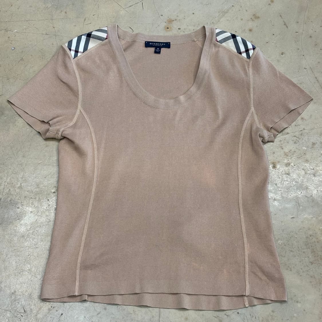 M 버버리 라운드넥 여성용 반팔티셔츠 상품이미지2