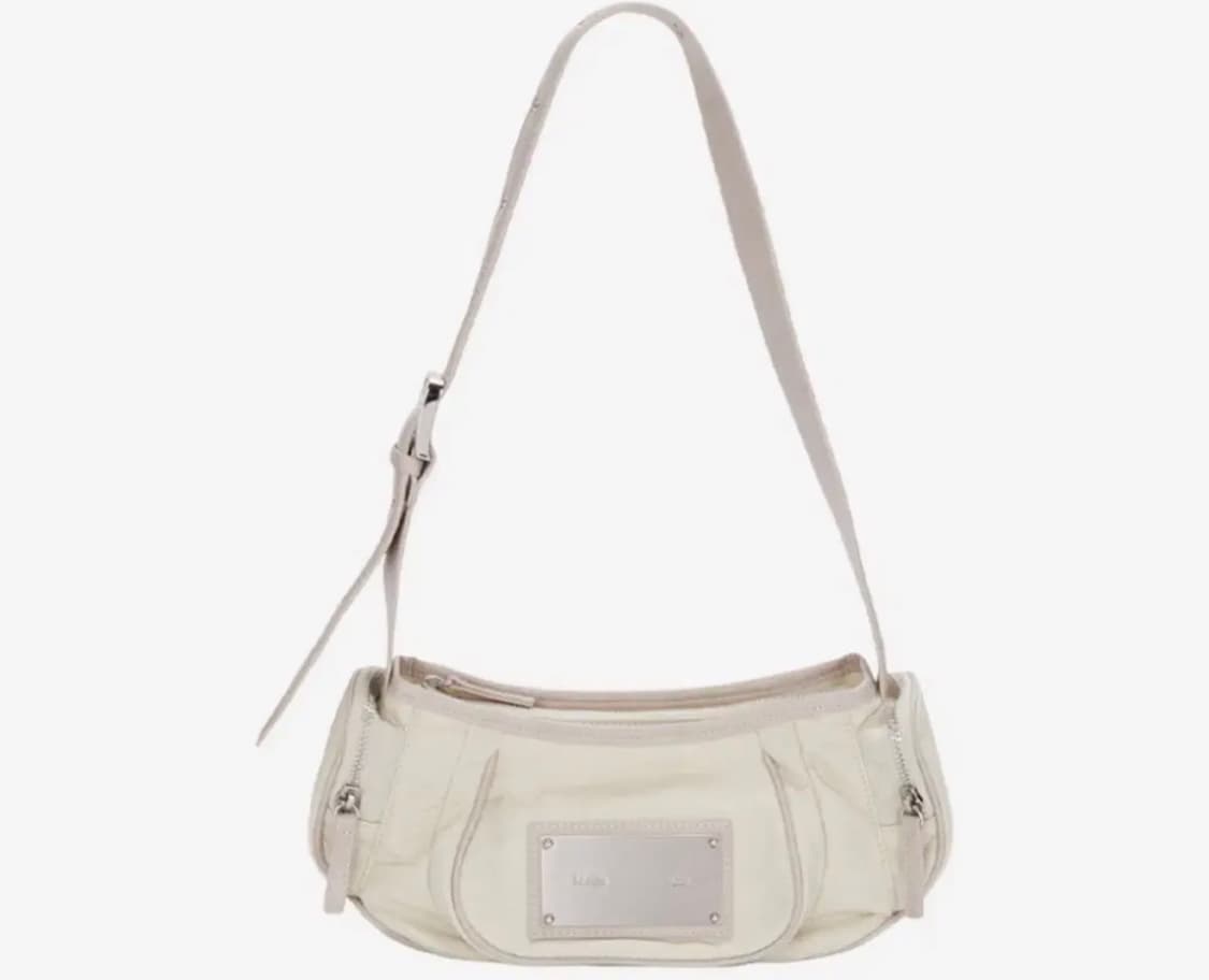 마뗑킴 마들렌 라운드 백 라이트 베이지 상품이미지1