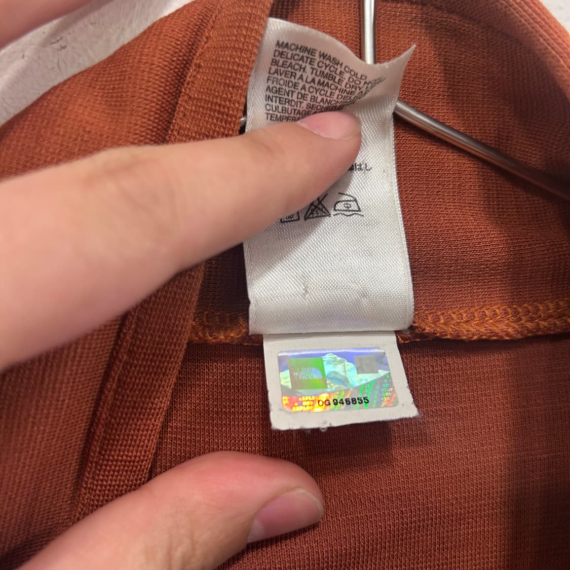 노스페이스 스몰로고 아웃도어 코튼 집업 상품이미지4