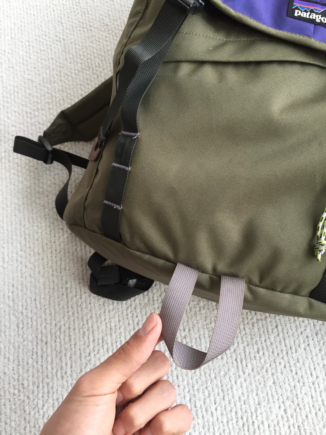 파타고니아 백팩 퍼플-올리브 상품이미지2