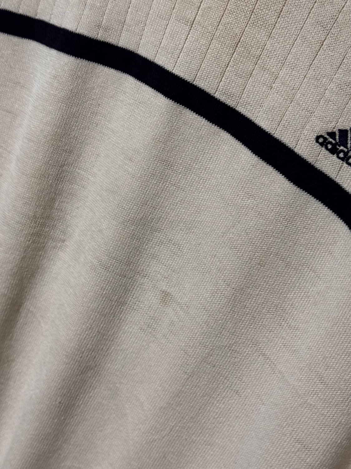 아디다스 빈티지 아이보리 니트 베스트 상품이미지4