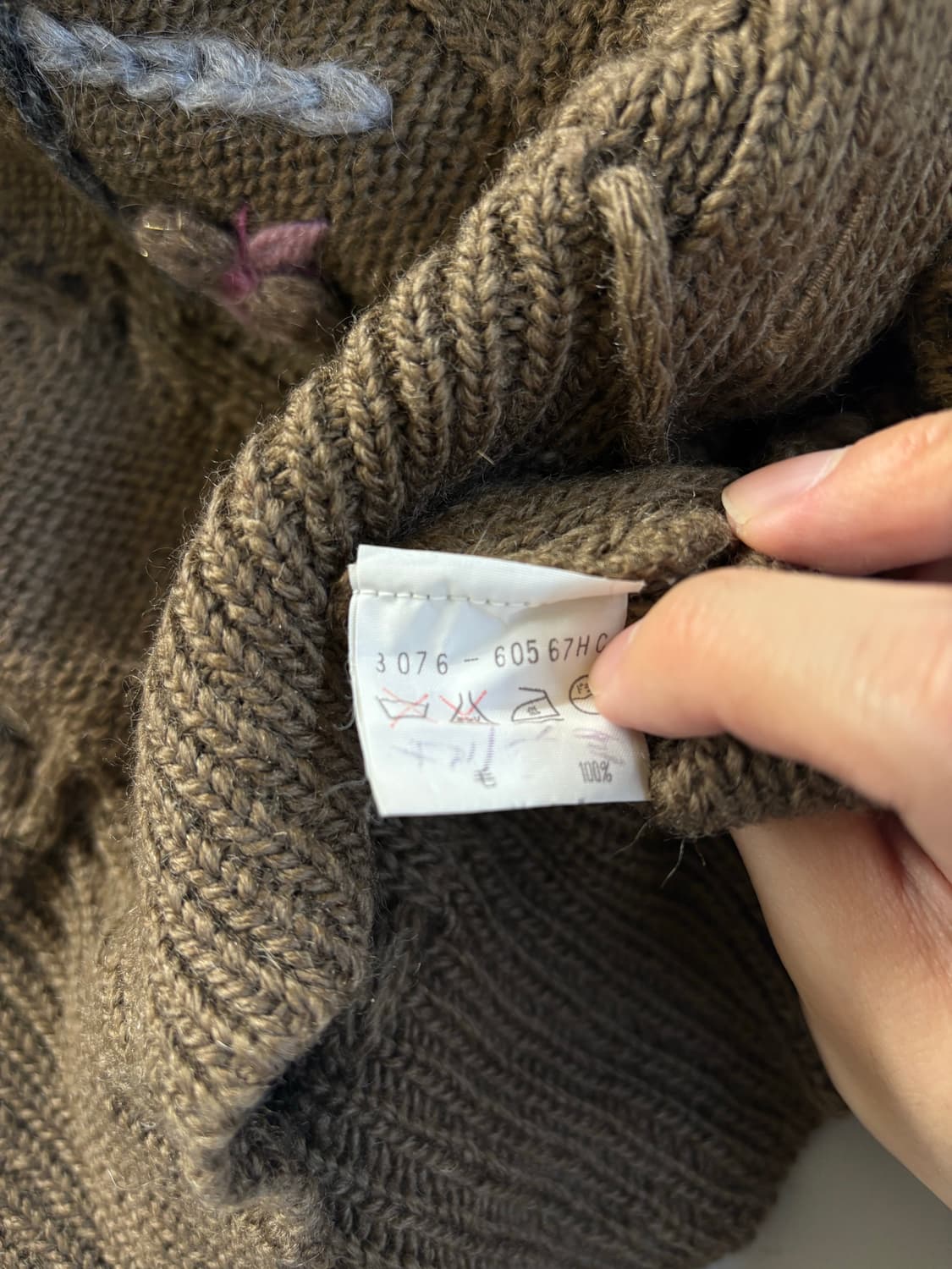 일본빈티지 울100% 가디건 상품이미지4